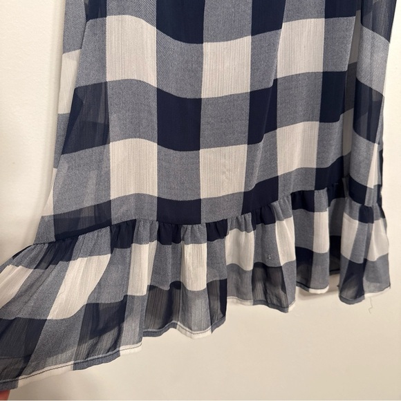 Abercrombie & Fitch Black and White Chemise with Ruffled Hem - Picture 6 of 11